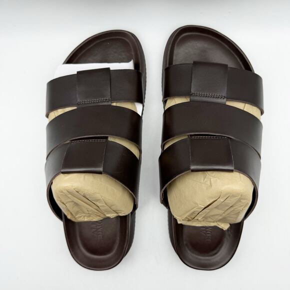 Allen Edmonds Mens Davis Sandals US 9 EU 43 Dark Brown Leather Fisherman NIB main image 9